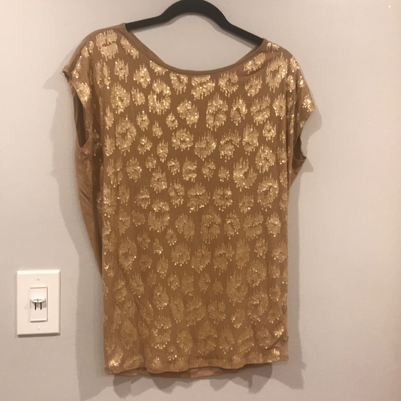 Michael Kors good sequin tee size Medium - Picture 1 of 2